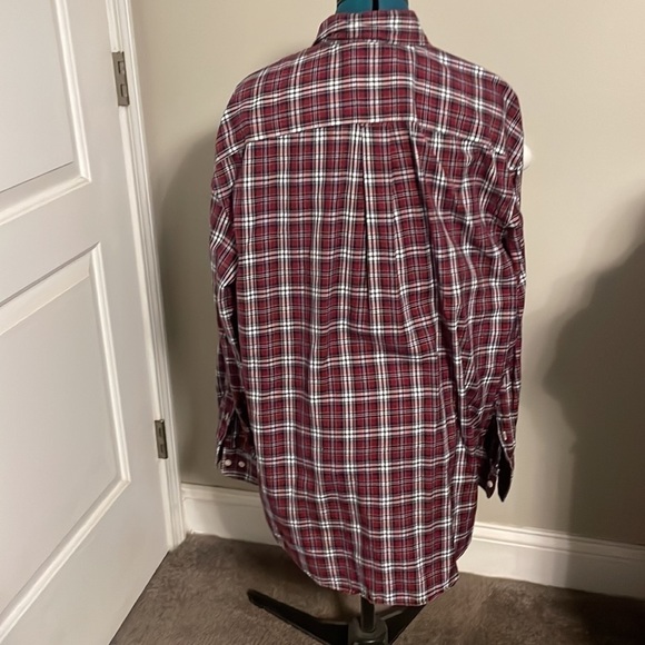 Nautica mens plaid button down shirt size large - Picture 3 of 7